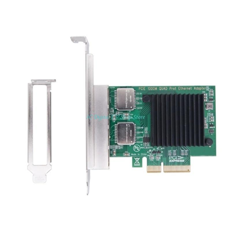 Gigabit Network Card - بطاقة شبكة الخادم E74D PCIe محول
