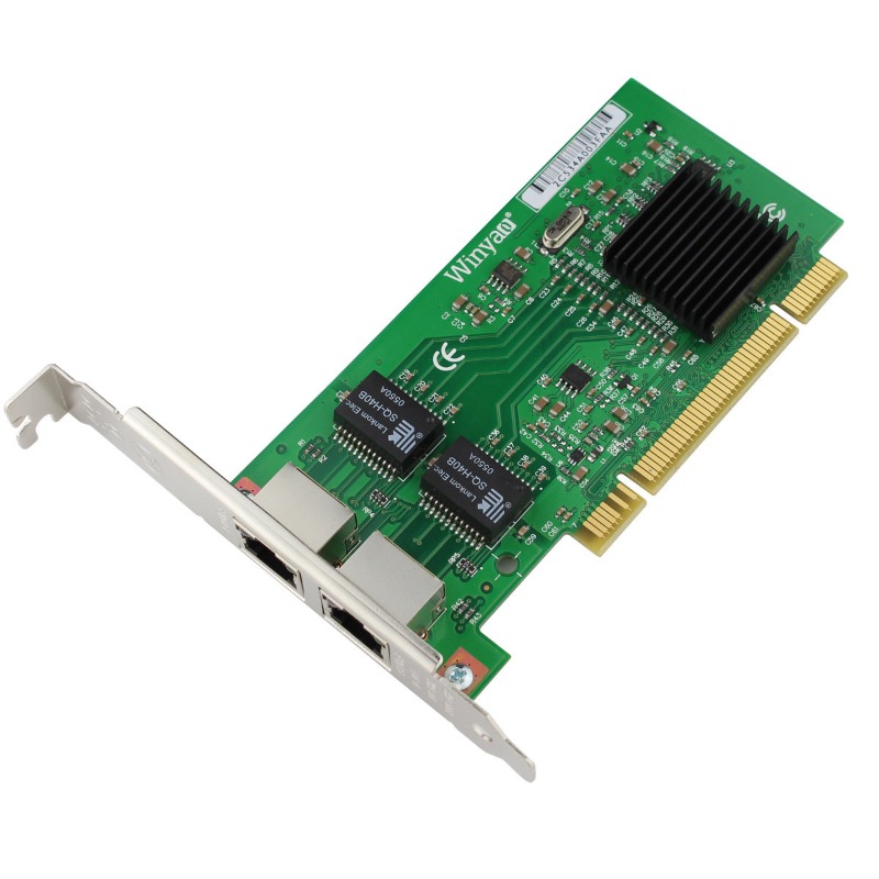 Gigabit Network Card - بطاقة واجهة شبكة جيجابت ثنائية المنفذ
