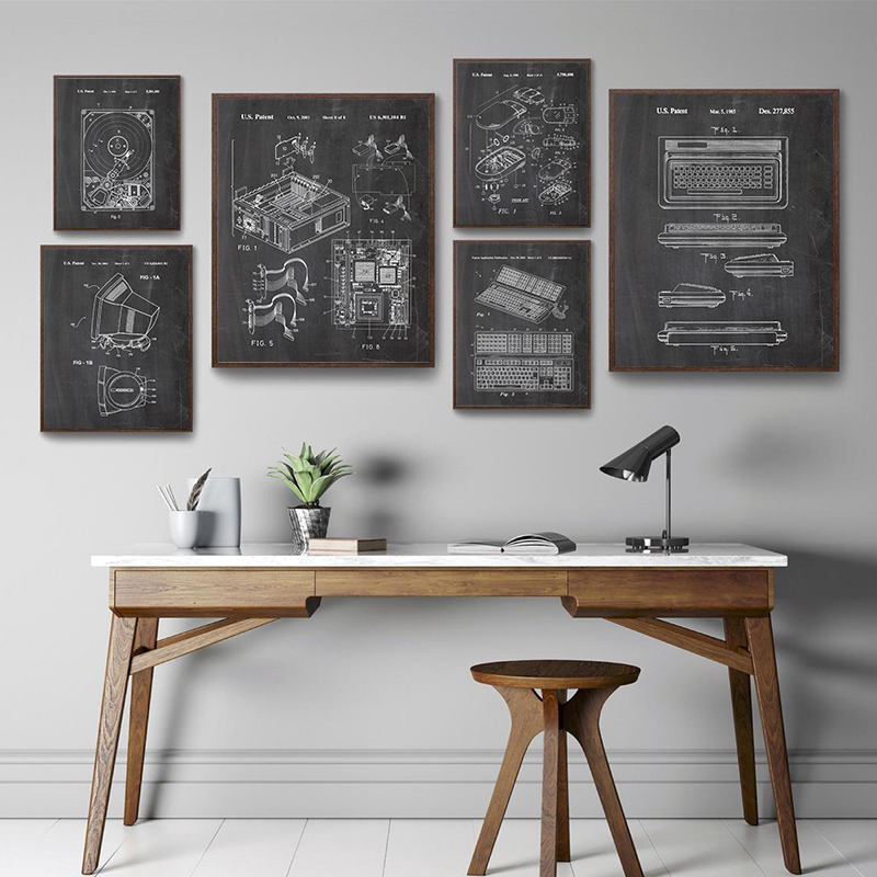 مجموعة من 6 ملصقات جدارية بتصم - مراجعة Office Print Tech وسعره
