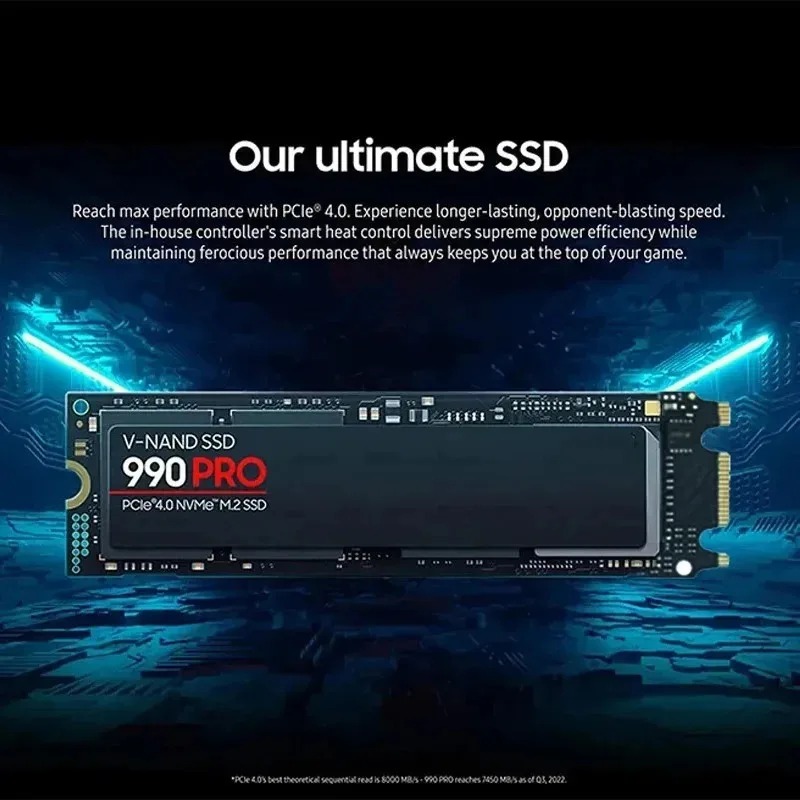 قرص SSD داخلي أصلي M.2 NVMe PC - مراجعة Samsung Ssd 980 Pro وسعره