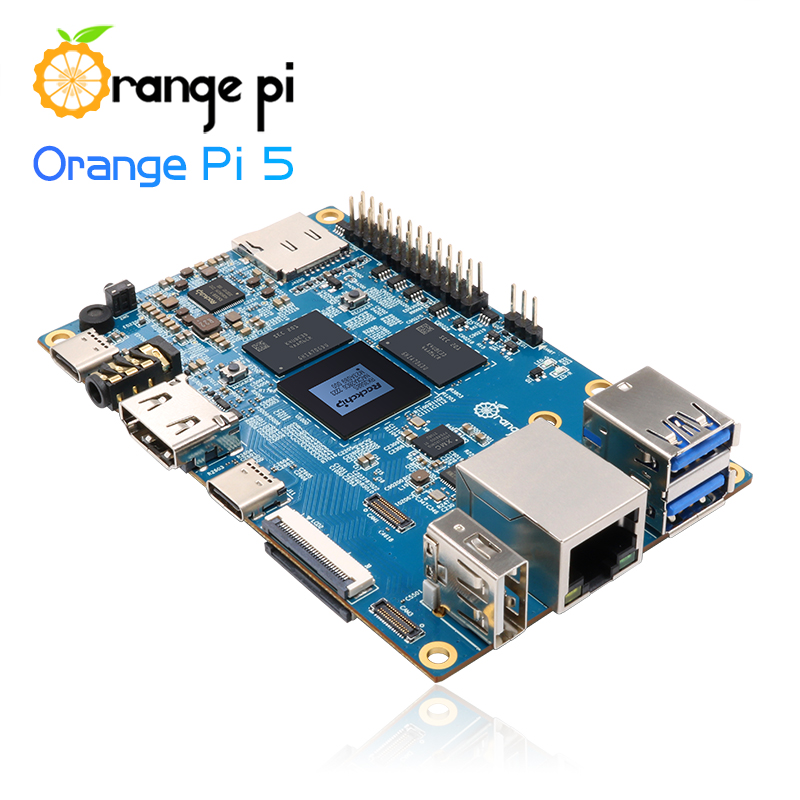 Orange Pi 5 4GB RK3588S ، وحدة - مراجعة Gigabit Network Card وسعره