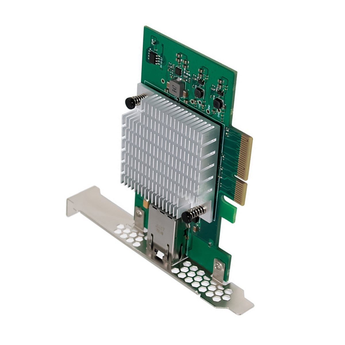 بطاقة شبكة PCIe 4.0 AQC113 بسر - مراجعة Gigabit Network Card وسعره
