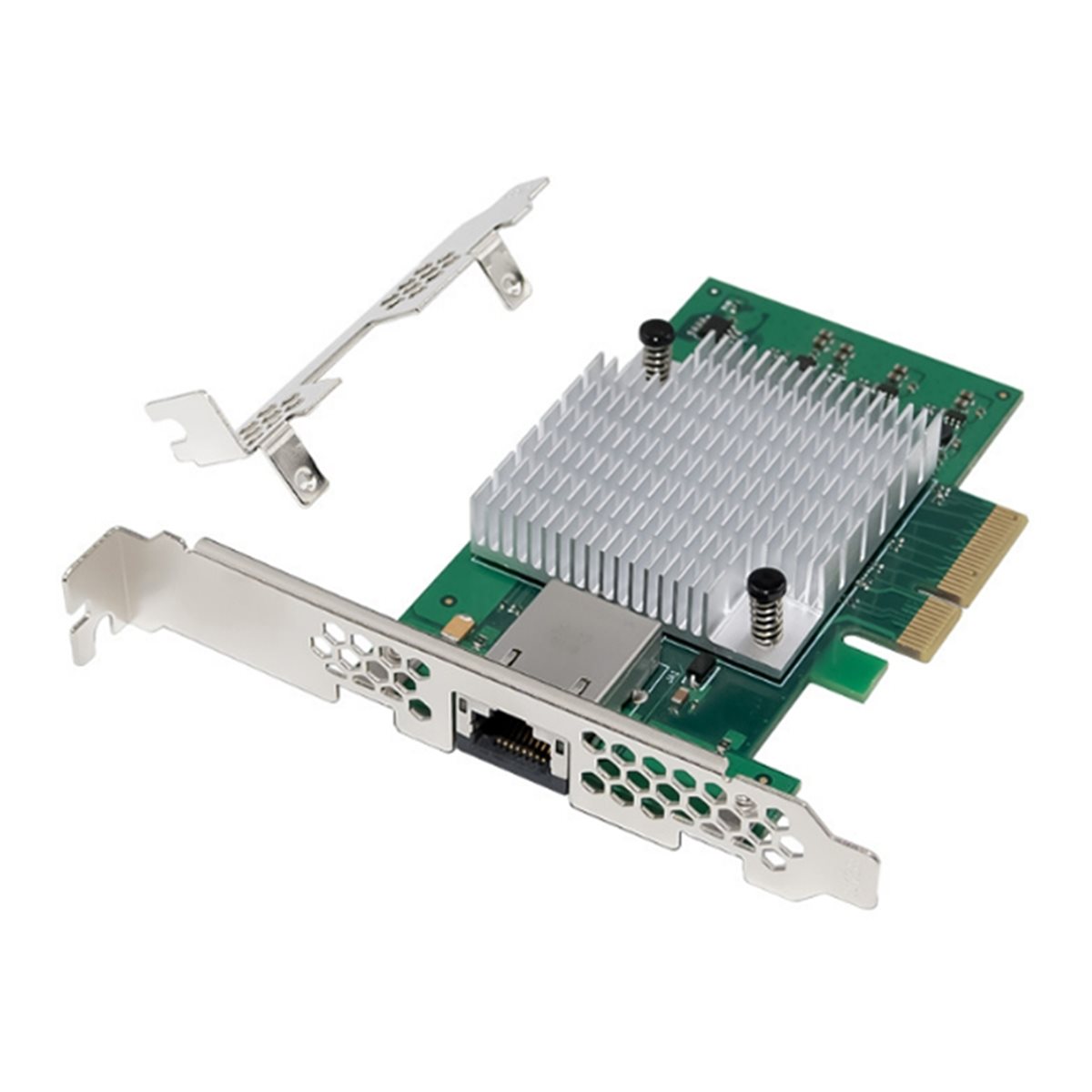 بطاقة شبكة PCIe 4.0 AQC113 بسر - مراجعة Gigabit Network Card وسعره