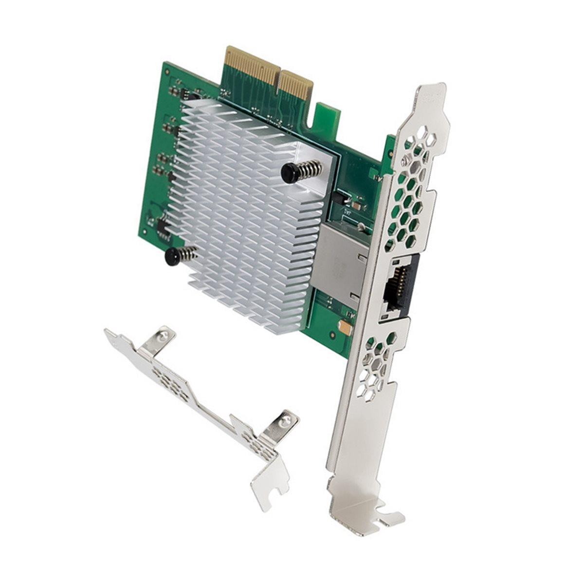 بطاقة شبكة PCIe 4.0 AQC113 بسر - مراجعة Gigabit Network Card وسعره