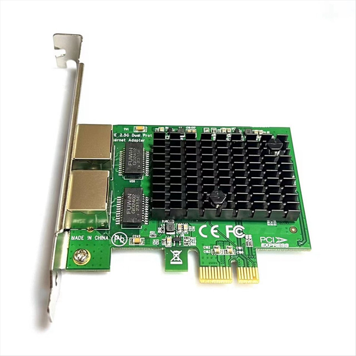 بطاقة شبكة ABAN بمنفذين 2.5G P - مراجعة Gigabit Network Card وسعره