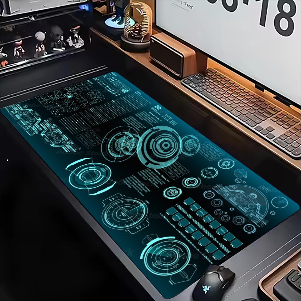 بساط ماوس ممتد مطبوع بواجهة وح - مراجعة Office Print Tech وسعره